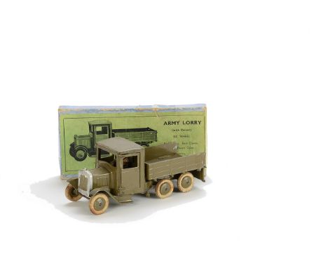 Britains boxed square nose 6 wheel Army Lorry in rare light blue box, F in F box