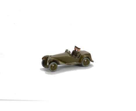 Britains loose Army Staff Car, 2nd version, slightly playworn but complete without damage