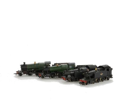 Great Western and BR (WR) 00 Gauge Steam Locomotives by Bachmann and Others, including Bachmann 2-6-0 ‘Moguls’ in lined GWR l