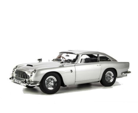 An Eaglemoss 1:8 Scale ‘Part-Work’ James Bond 007 Aston Martin DB5, large and impressive fully built-up diecast and ABS plast