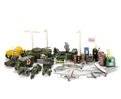 Dinky, Matchbox, Lone Star & Other Makers, including Dinky Toys 660 Tank Transporter, 651 Centurion Tank, 674 Austin Champ, 6