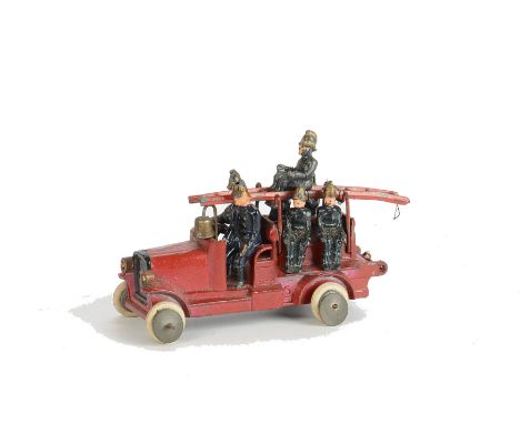 An unboxed Johilco Fire Engine, with bell, ladder and winder with original Firemen together with two additional Taylor and Ba