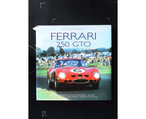 Ferrari 250 GTO hardback book by Keith Bluemel with Jess G Pourret. First Edition signed by authors. Published 1998 Bay View 