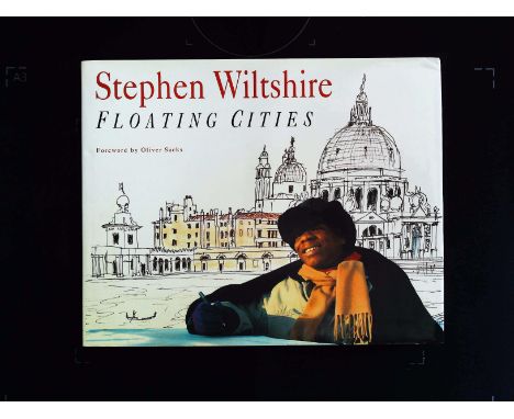 Floating Cities hardback book by Stephen Wiltshire. Published 1991 Michael Jospeh ISBN 0-7181-3480-X. 147 pages. Excellent co
