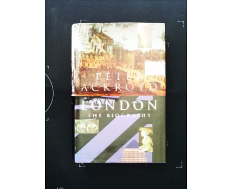 London The Biography hardback book by Peter Ackroyd. Published 2000 Chatto and Windus ISBN 1-85619-716-6. 822 pages. Dust jac