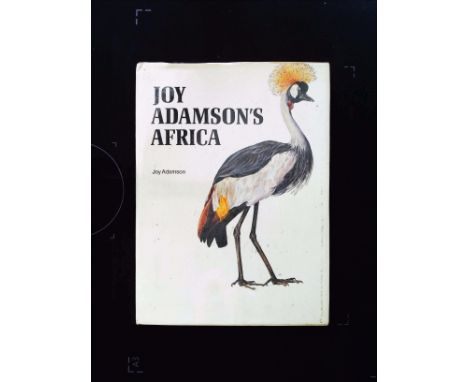 Joy Adamson's Africa hardback book by Joy Adamson. Published 1972 Collins And Harvill Press ISBN 0-00-236362/5. 125 pages. Du