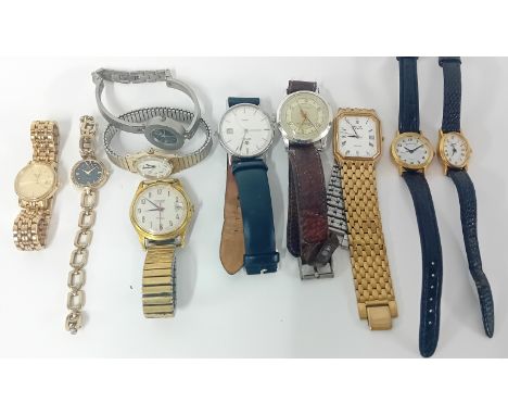 A collection of mixed watches including Tissot, Sekonda etc.