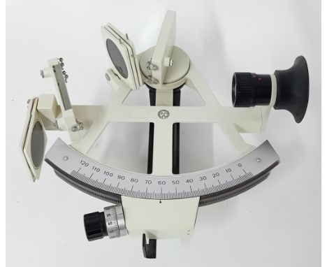 A 20th century sextant, marked Frieberger Prazisionsmechanik.