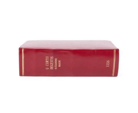 De Gestis Alecandr Magni Epistola De Rerum,  Published 1556, Henrich Petri, Basel. This  biography of Alexander the Great has