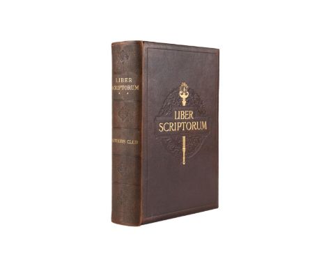 Liber Scriptorum - The Second Book of the Authors Club. Published 1921 by The Authors Club. Edition limited to 251 copies, th