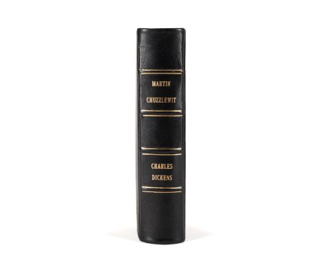 Martin Chuzzlewit by Charles Dickens. Published  1844 by Chapman and Hall. First edition. First  state. Re-bound with a conte