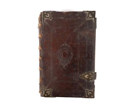 Pieter Keur Bible, published by Dordrecht in 1720  in Amsterdam. Contains 5 maps including the world  map and 90 illustration