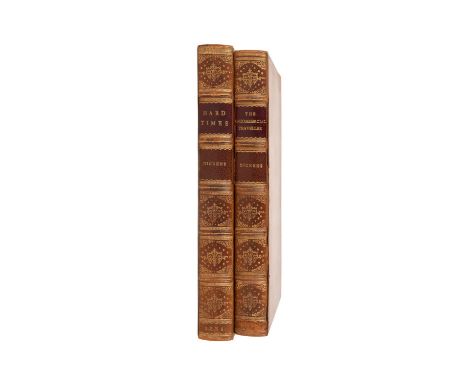 Two first editions by Charles Dickens. The  Uncommercial Traveller by Charles Dickens.  Published 1861 by Chapman and Hall. 8