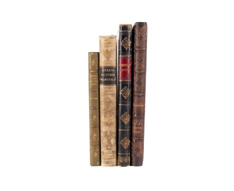 Four volumes by Charles Dickens, finely bound:  Wreck of the Golden Mary by Charles Dickens.  Published 1898 by Chapman and H