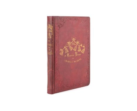 The Chimes: A Goblin Story by Charles Dickens.  Published 1845 by Chapman and Hall. First edition. Bound in original publishe