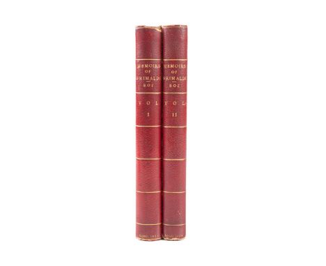 2 volume set. Memoirs of Joseph Grimaldi. Edited  by Boz (Charles Dickens) and published 1838 by  Richard Bentley. Illustrati