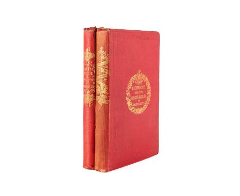 A set of two Christmas books by Charles Dickens in  the original cloth: The Haunted Man and the  Ghost's Bargain by Charles D