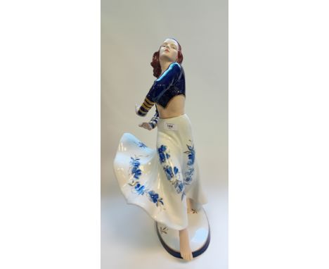 Large Vintage Royal Dux Flamenco Dancer Figure [59cm]