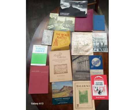 Large collection of publications to include St John's Card Lodge no 2076 London 1916, various booklets on Edinburgh, vintage 
