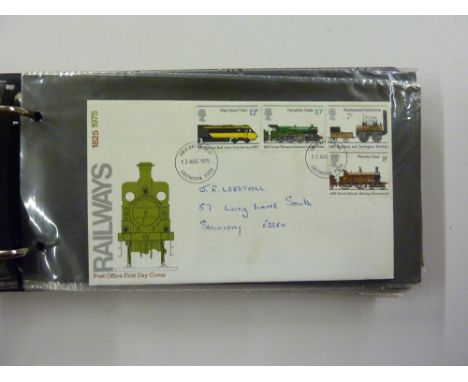 A box of first day covers