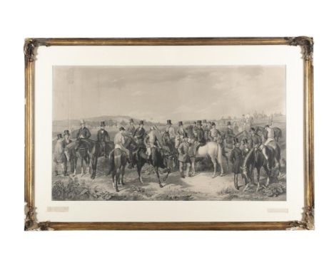 WILLIAM HENRY SIMMONS (1811-1882), AFTER MICHELANGELO HAYES, RHA (1820-1877)The Race for the Corinthian Cup, Punchestown, 185