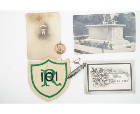 An R101 Airship casualty group, comprising a group of artefacts from a descendant of Arthur W J Norcott, a rigger on the crew