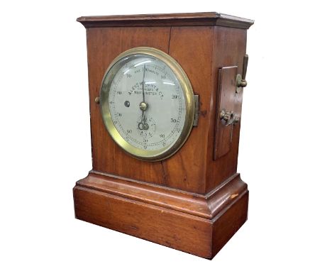 Rare and unusual 'The Gas Referees' Stop Clock', the 4.75" silvered dial signed Alexr Wright &amp; Co, Engineers, Westminster