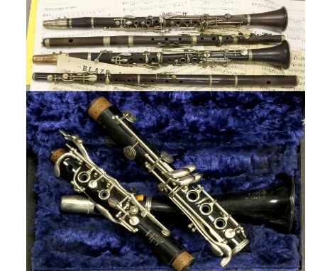 Two Wooden Flutes (both requiring restoration) one unmarked length from centre of blowhole 585mm, the other 'R Ferry Sunderla