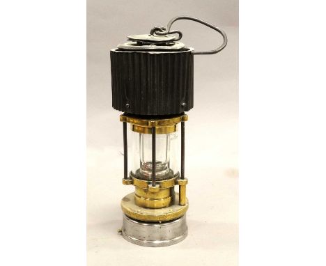 Patterson Type HCP Mining Lamp with 91 stamped to base 