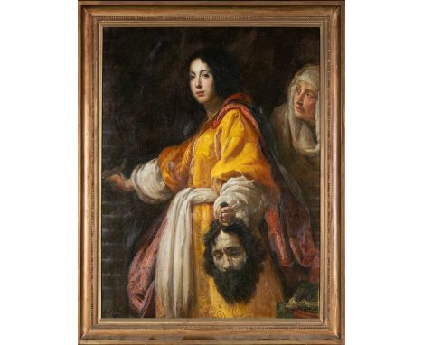 AFTER CRISTOFANO ALLORI, oil on canvas – ‘Judith with the Head of Holofernes’, indistinctly signed, 120 x 90cmsProvenance: Th