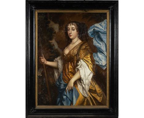 AFTER SIR PETER LELY, oil on canvas – portrait of Barbara Villiers, signed G.Moore, 100 x 74cmsProvenance: The Cornelia Bayle