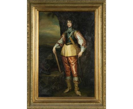 AFTER SIR ANTHONY VAN DYCK oil on canvas – portrait of Prince Charles Louis, 20th C., 90 x 59cmsProvenance: The Cornelia Bayl