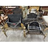 GROUP OF ORNATE FIRE BASKETS together with associated items Provenance: The Cornelia Bayley