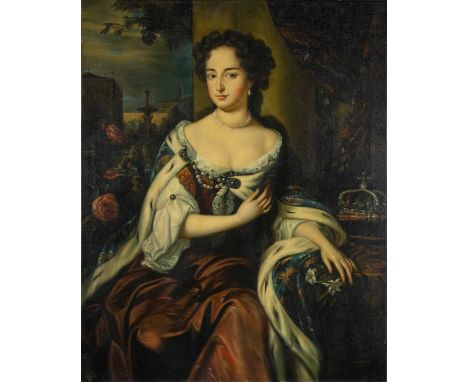MODERN REPRODUCTION oil on canvas – portrait of Mary II after William Wissing, 127 x 102cmsProvenance: The Cornelia Bayley Co