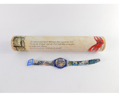 A 1995 limited edition Swatch Bremer Stadtmusikanten watch, limited to 500 pieces.