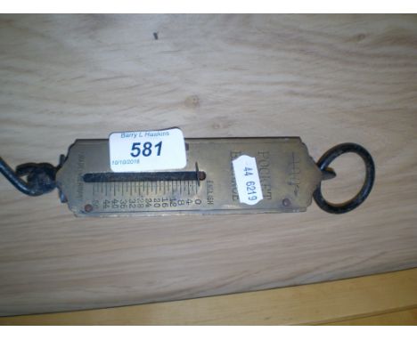 VINTAGE BRASS POCKET BALANCE SCALES