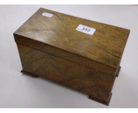 WOODEN TEA CADDY