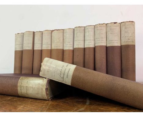 LITERATURE - NATURAL HISTORY,Miller (H.), Works, vols I-XIII., pub. William P. Nimmo, Edinburgh 1869-70, comprising My School