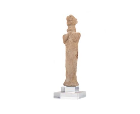 LATE SYRO-HITTITE IDOL OF THE EGYPTIAN GOD HORUS,circa 1000-800 B.C., modelled after the falcon-headed deity this idol was be