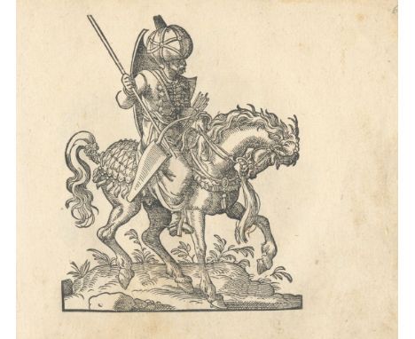 AMMAN (JOST)Artliche und kunstreiche Figurn zu der Reutterey sampt irem musterhafftem Geschmuck, Dergleichen nie auszgangen, 
