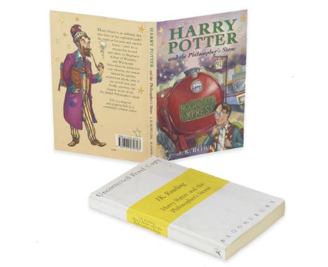 ROWLING (J.K.)Harry Potter and the Philosopher's Stone, UNCORRECTED PROOF COPY,  with 'J.A. Rowling' on the title-page, publi