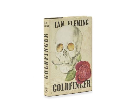 FLEMING (IAN)Goldfinger, FIRST EDITION,  publisher's gilt-stamped cloth, dust-jacket (light soiling, very small abrasion to f