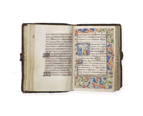 ILLUMINATED BOOK OF HOURS, use of UtrechtManuscript Book of Hours on vellum in Latin, with occasional Dutch,  182 leaves, Got