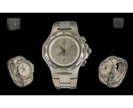 TAG Heuer Professional Chronograph Cal 251-2621 Stainless Steel Wrist Watch. Date of Purchase 22-12-99, Serial Number CL120, 