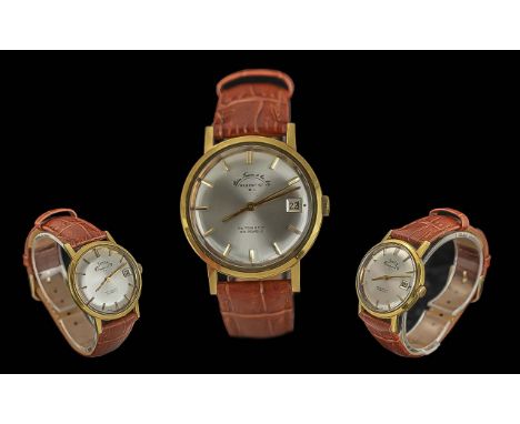 Gents 1960's Peter Trevor Wrist Watch. The watch has a good quality Swiss 25-jewel automatic movement which is working nicely