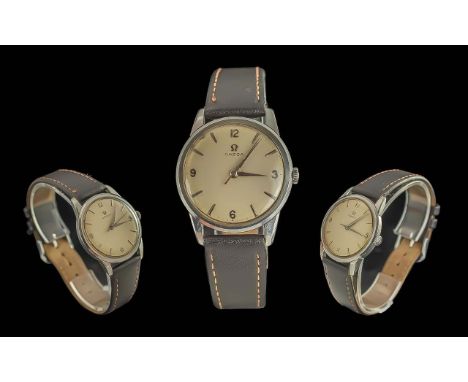 Omega Gents Steel Cased Mechanical Wrist Watch. c.1960s, Working Order. 
