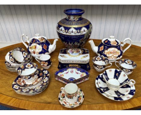 Royal Albert Tea Pots - Limoges Imari style Cups & Saucers, Large Oriental Vase etc...