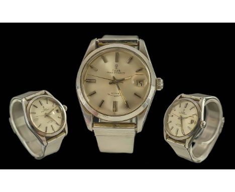 Tudor - Prince Oyster Date Gents ' Rotor ' Self Winding Steel Cased Wrist Watch, Back Cover Reads Original Oyster Case by Rol