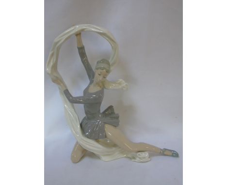 Large Nao figure of a girl dancing approx. 13" tall