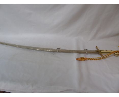 Quality reproduction sword and sheath with etched blade by Wilkinson Sword